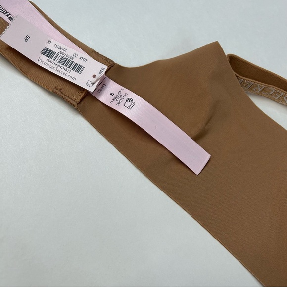 NEW Victorias Secret Small Lightly Lined Bralette Bra Solid Beige No Wire #2477 - Picture 10 of 10